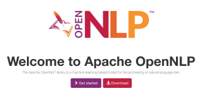 Apache OpenNLP - a machine learning based toolkit for the processing of natural language text.